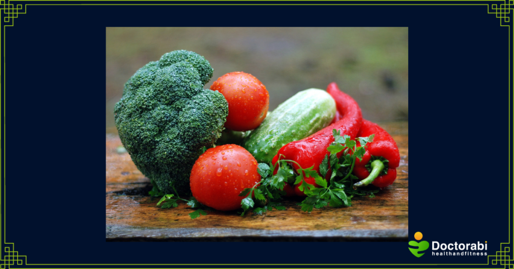 Intermittent-Fasting-Broccoli-Tomatoes-Cucumber-Peppers