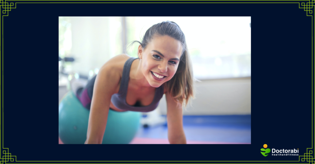 Woman-on-exercise-ball