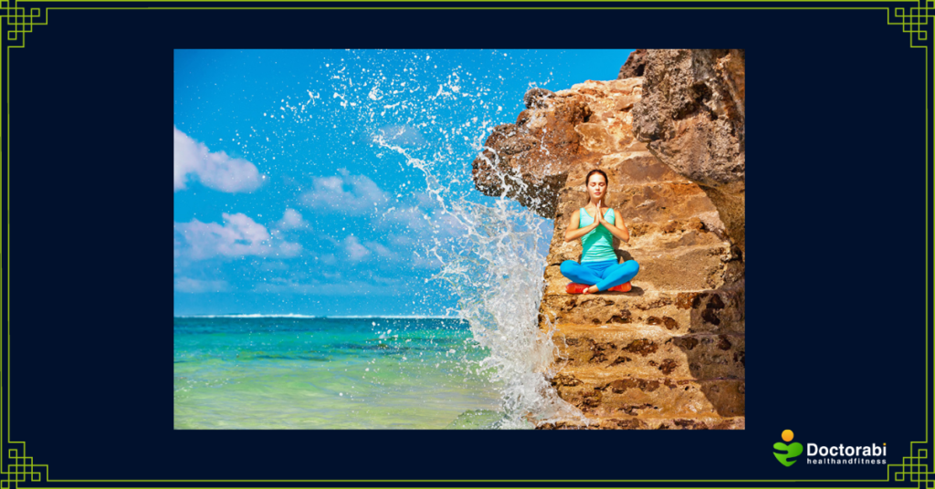 woman-doing-yoga-near-a-spring