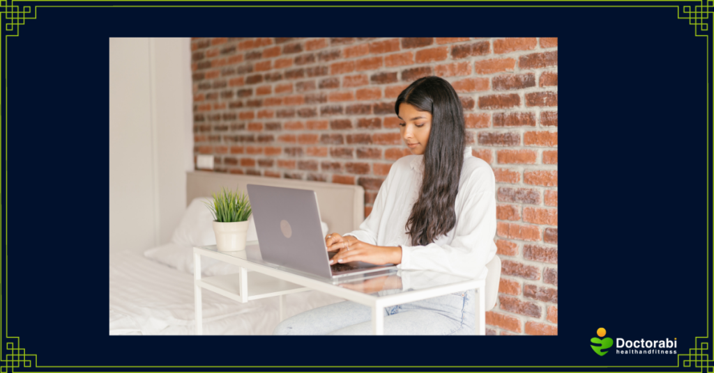 Woman on laptop