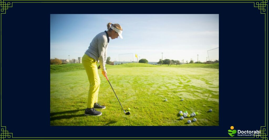 All-work-and-no-play-woman-playing-golf