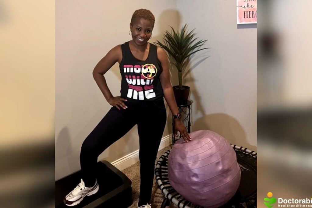 Standing-with-exercise-ball